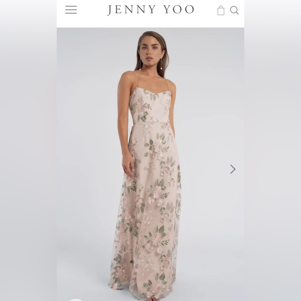 Jenny Yoo Drew Blush Bridesmaid Dress